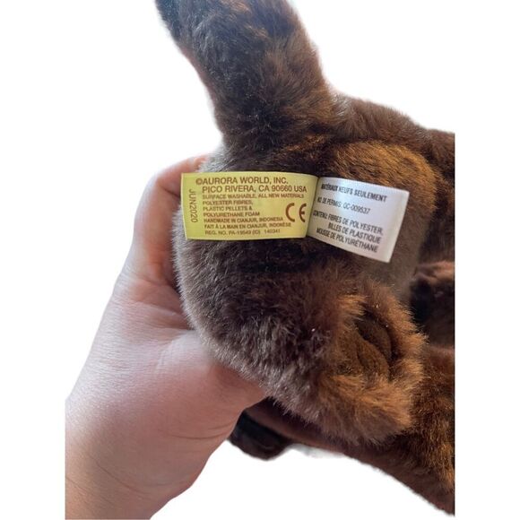 Aurora Miyoni Tots - 11" Chocolate Lab Pup Stuffed Toy Plush Animal - Picture 9 of 10